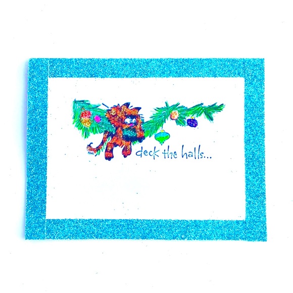 Seasonal Spices Tabby Cats Handmade Christmas Cards - Picture 6 of 16